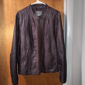 Maurice’s Dark brown faux leather jacket